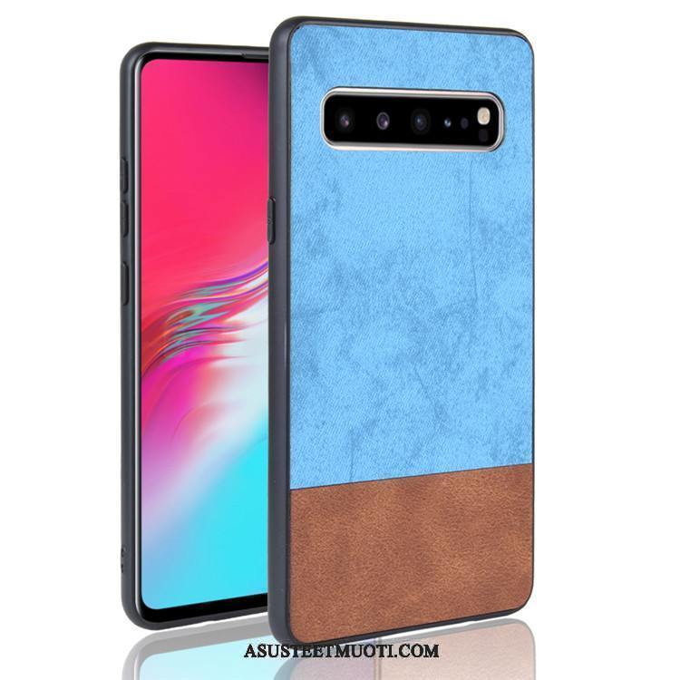 Samsung Galaxy S10 5g Kuoret Cowboy Suojaus Tähti Kotelo Musta