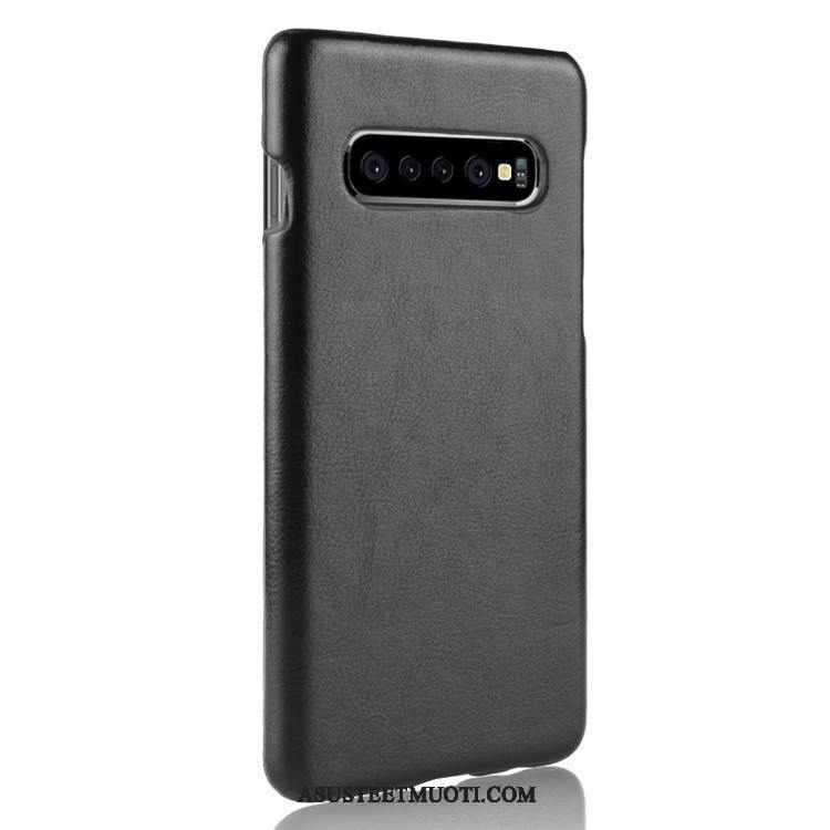 Samsung Galaxy S10 5g Kuoret Kuori Nahka Puhelimen Kotelo Litsi