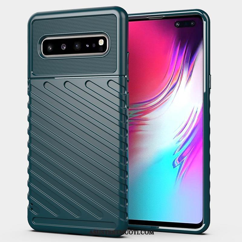 Samsung Galaxy S10 5g Kuoret Puhelimen Kuori Pehmeä Neste Musta Tähti