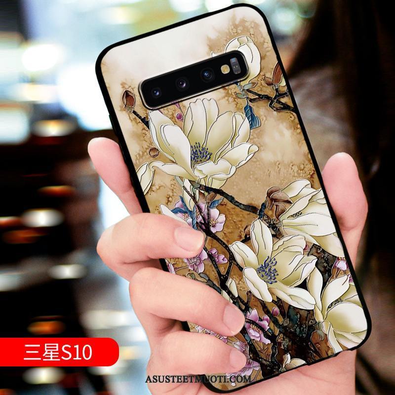 Samsung Galaxy S10 Kuoret All Inclusive Puhelimen Ylellisyys Tide-brändi Sininen