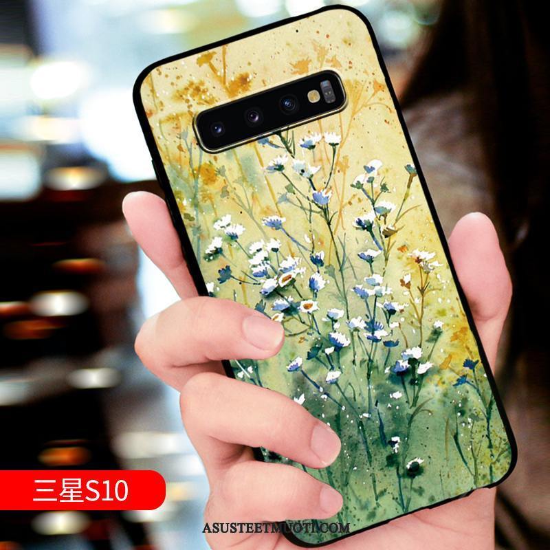 Samsung Galaxy S10 Kuoret All Inclusive Puhelimen Ylellisyys Tide-brändi Sininen