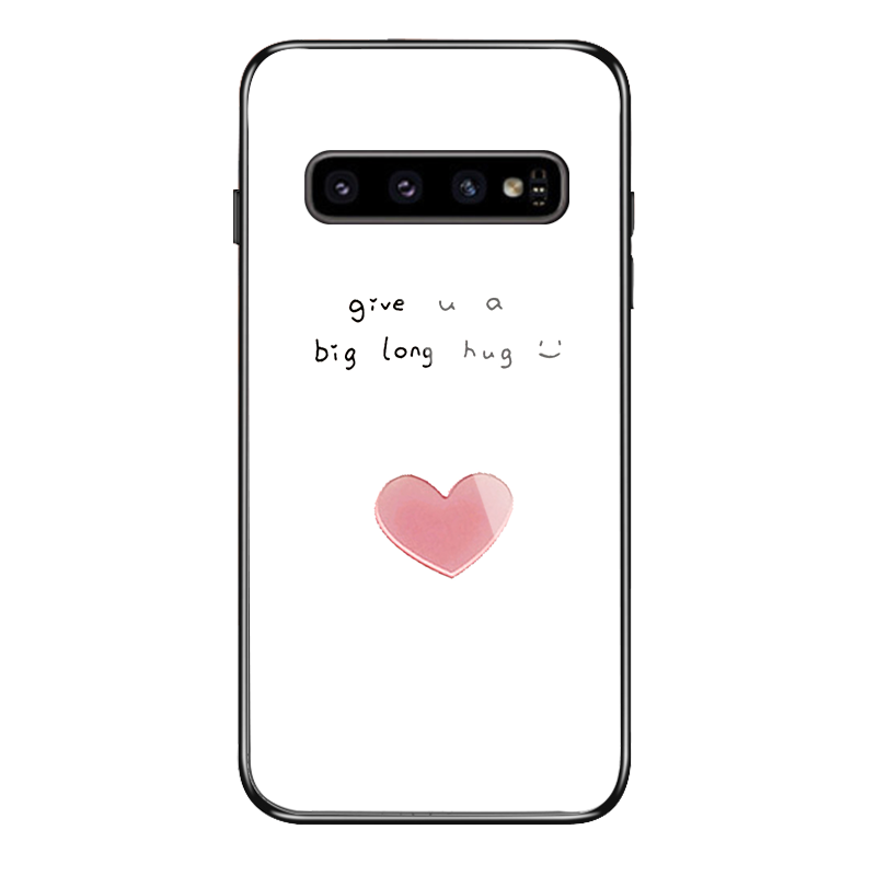 Samsung Galaxy S10+ Kuoret Hemming Net Red Silikoni Peili Puhelimen