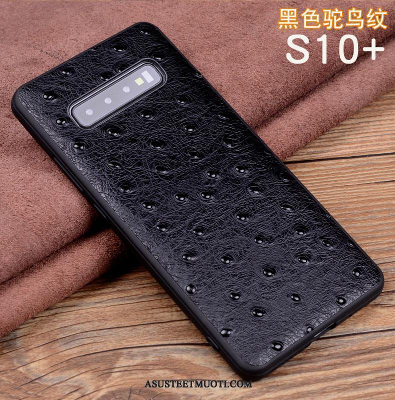 Samsung Galaxy S10+ Kuoret Liiketoiminta Murtumaton Krokotiili All Inclusive Aito Nahka