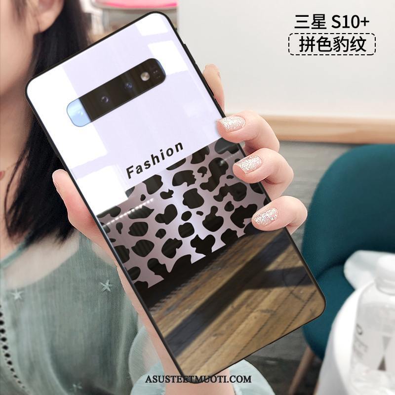 Samsung Galaxy S10+ Kuoret Murtumaton Lasi Silikoni Kuori Luova