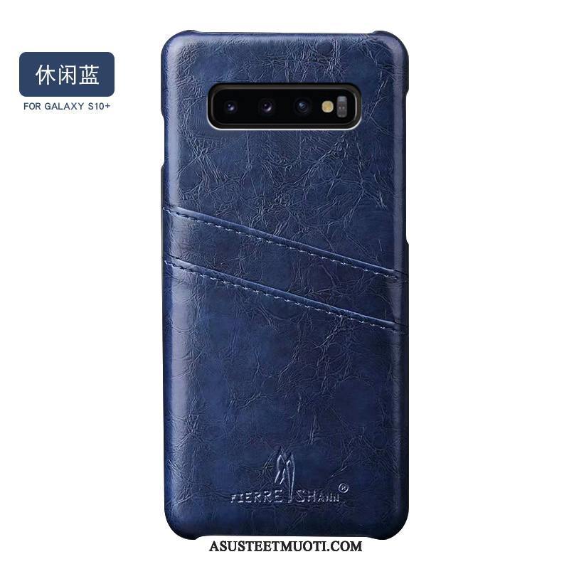 Samsung Galaxy S10+ Kuoret Musta Ylellisyys Tuuli Luova Suojaus