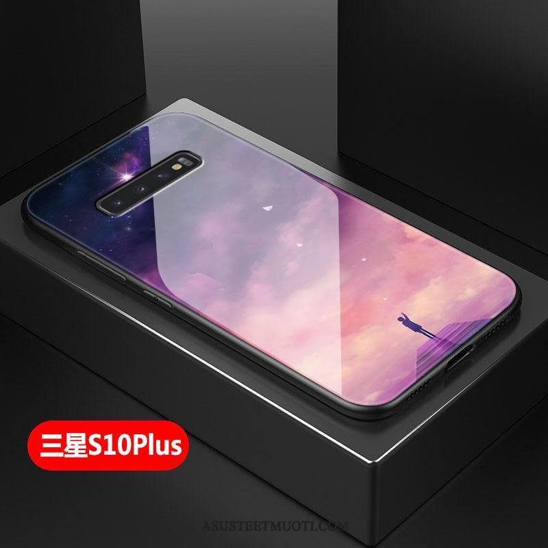 Samsung Galaxy S10+ Kuoret Net Red Kotelo Suojaus All Inclusive Kuori