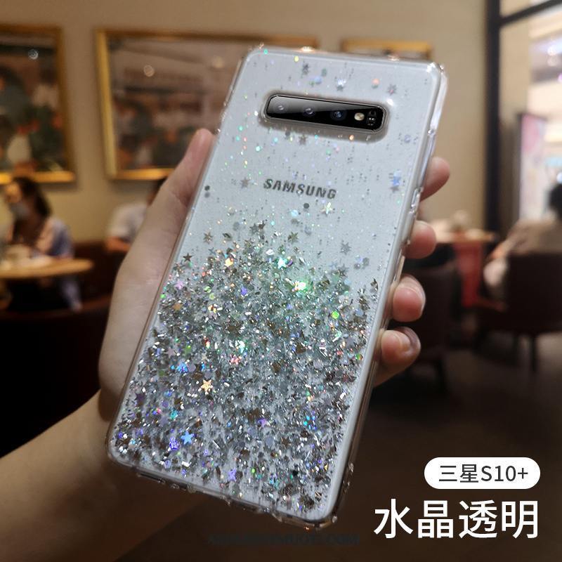 Samsung Galaxy S10+ Kuoret Net Red Silikoni Ylellisyys Kotelo Kuori