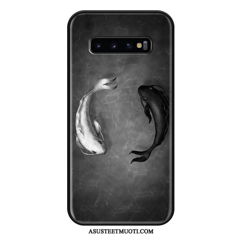 Samsung Galaxy S10+ Kuoret Persoonallisuus Silikoni All Inclusive Vuosikerta Kohokuviointi