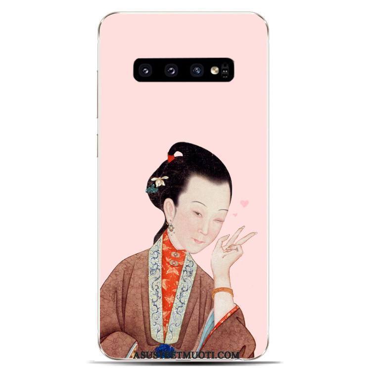 Samsung Galaxy S10 Kuori Kuoret Kotelo Hauska Tähti Suojaus