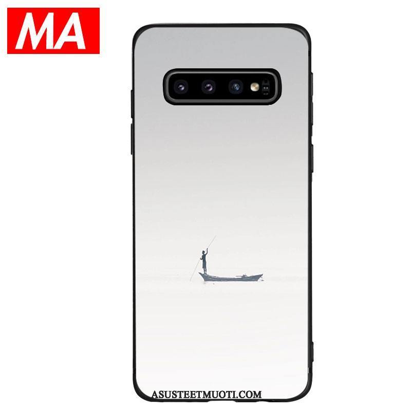 Samsung Galaxy S10+ Kuori Kuoret Puhelimen Pehmeä Neste Harmaa Tähti