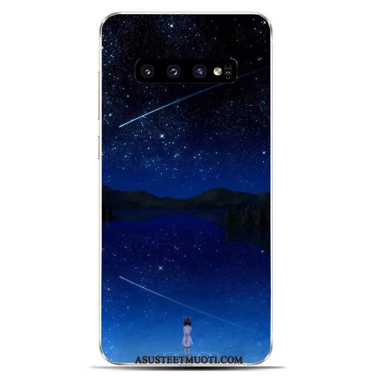 Samsung Galaxy S10 Kuori Kuoret Silikoni Rakastunut Maailmankaikkeus Puhelimen Tähtitaivas