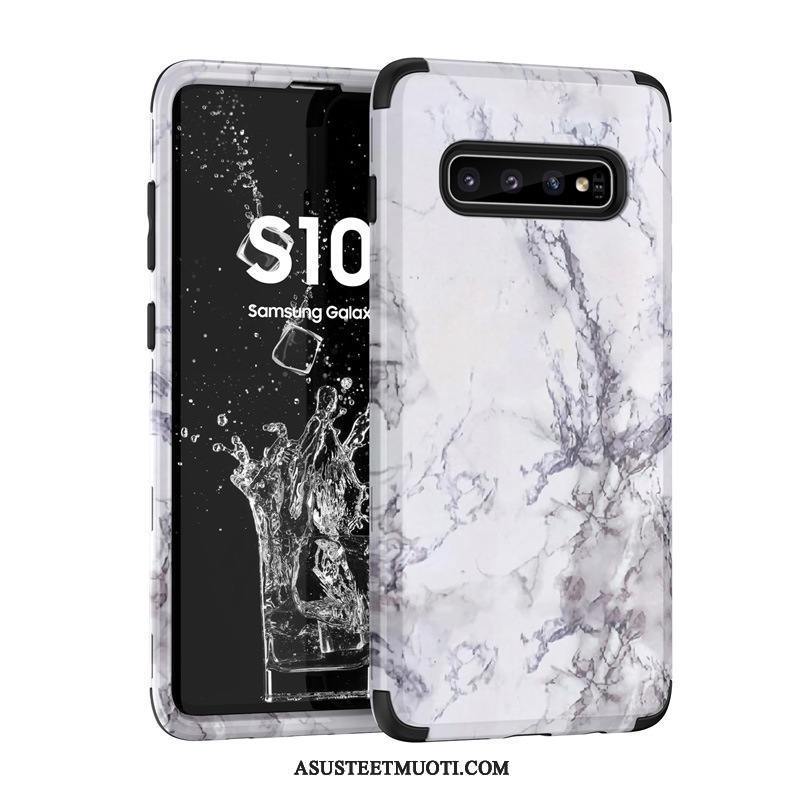 Samsung Galaxy S10 Kuori Kuoret Suojaus Murtumaton Kotelo Sininen