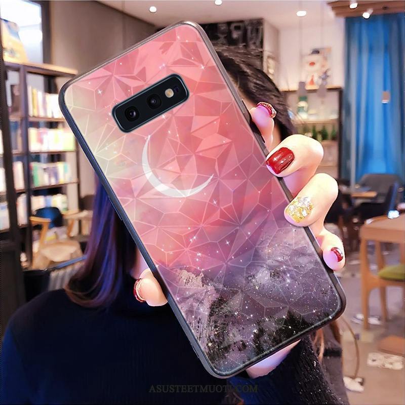 Samsung Galaxy S10e Kuoret Timantti All Inclusive Violetti Kukkakuvio Tähti