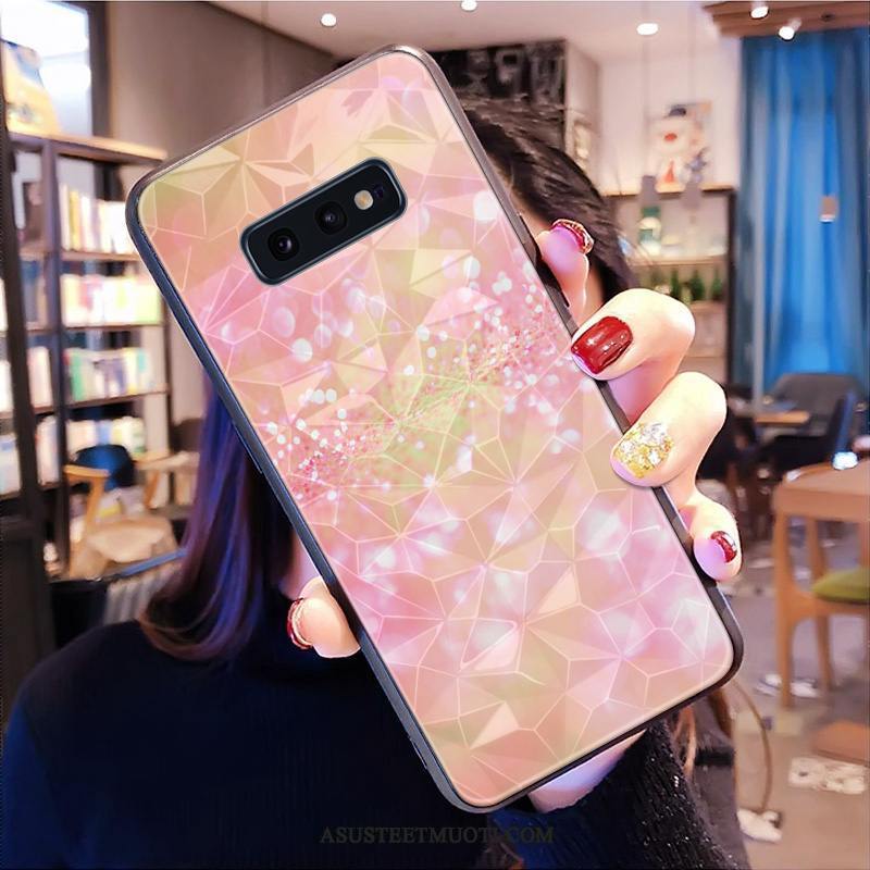 Samsung Galaxy S10e Kuoret Timantti All Inclusive Violetti Kukkakuvio Tähti