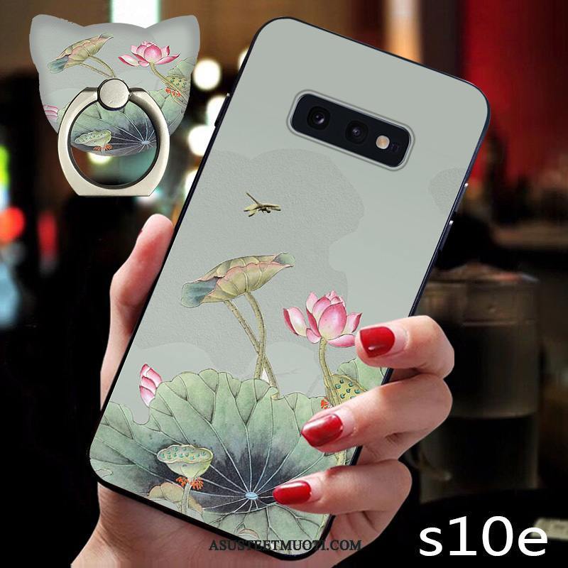 Samsung Galaxy S10e Kuori Kuoret Suojaus Kohokuviointi Jauhe Puhelimen