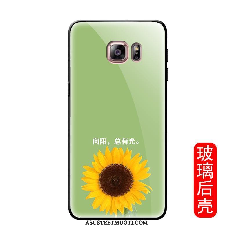 Samsung Galaxy S6 Edge Kuoret Suojaus Persoonallisuus Puhelimen Tähti Auringonkukka