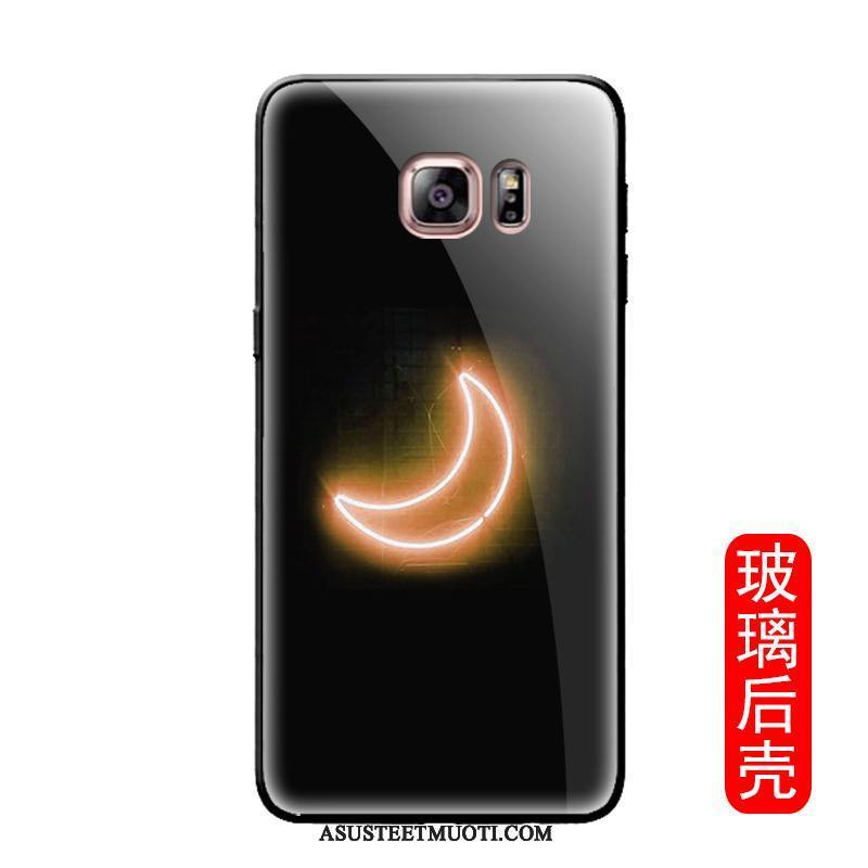 Samsung Galaxy S7 Edge Kuoret Lasi Yksinkertainen Tila Kuori Kotelo