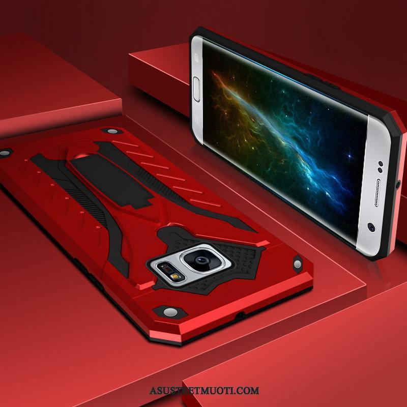 Samsung Galaxy S7 Edge Kuoret Punainen Murtumaton Kuori Puhelimen Kova