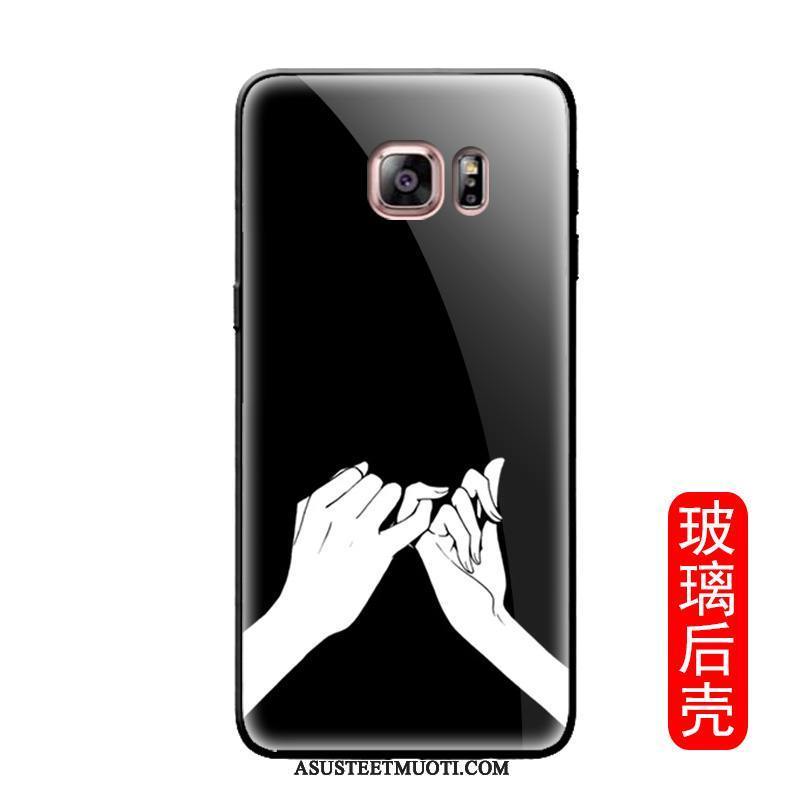 Samsung Galaxy S7 Kuoret Kotelo Persoonallisuus Tähti Musta Suojaus