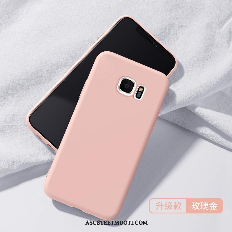 Samsung Galaxy S7 Kuoret Silikoni Net Red Pehmeä Neste Puhelimen Punainen