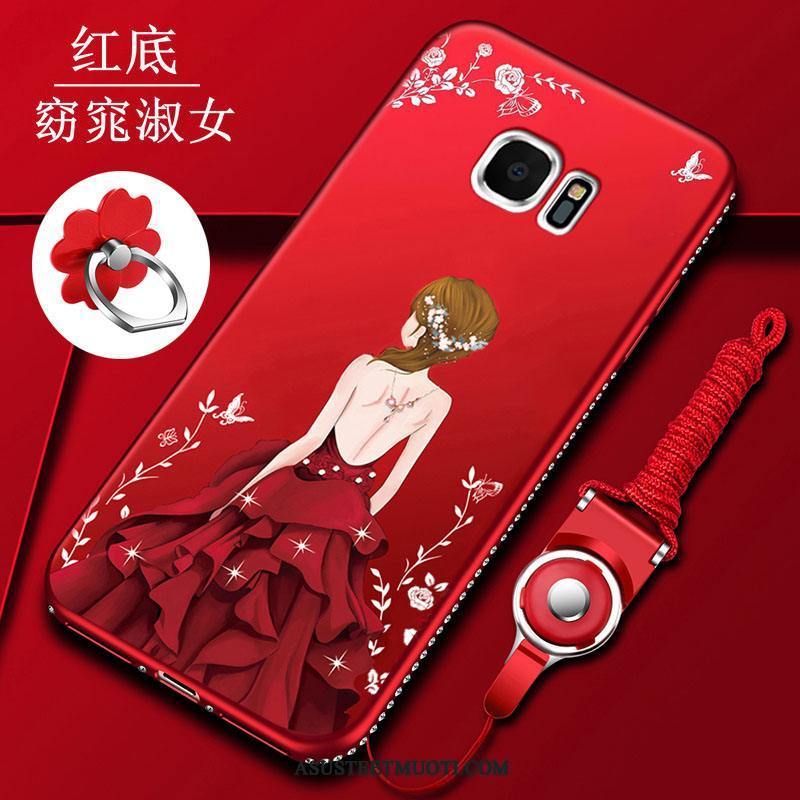 Samsung Galaxy S7 Kuori Kuoret Punainen Suojaus All Inclusive Net Red Kotelo