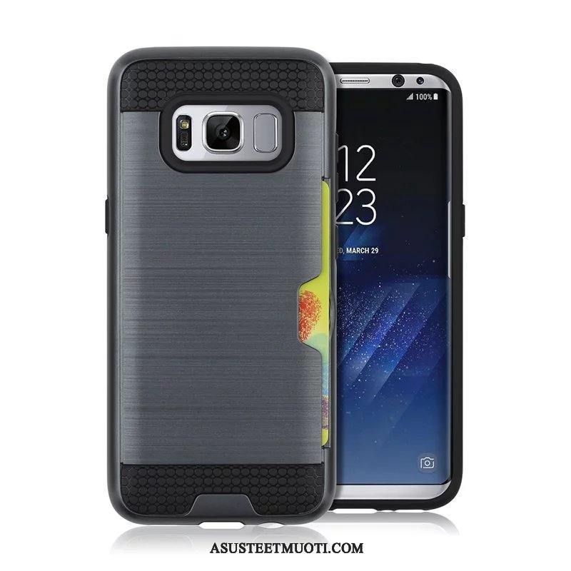 Samsung Galaxy S8+ Kuori Kuoret Harmaa Persoonallisuus Puhelimen Kortti