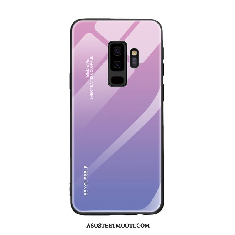 Samsung Galaxy S9+ Kuoret All Inclusive Suojaus Silikoni Kaltevuus Peili