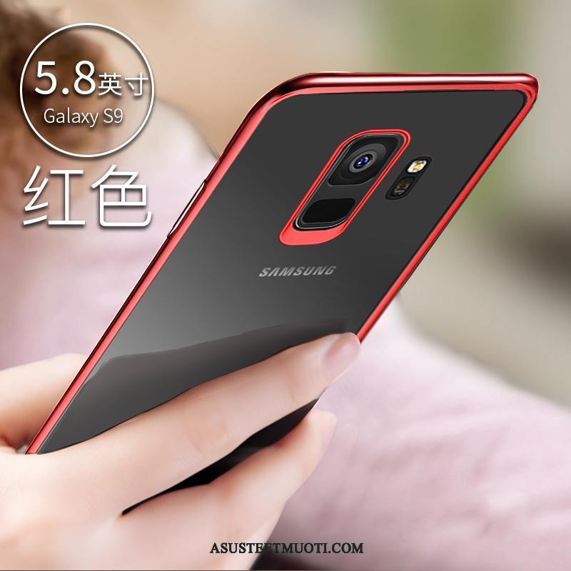 Samsung Galaxy S9 Kuoret Kotelo Suojaus Silikoni Musta Ohut