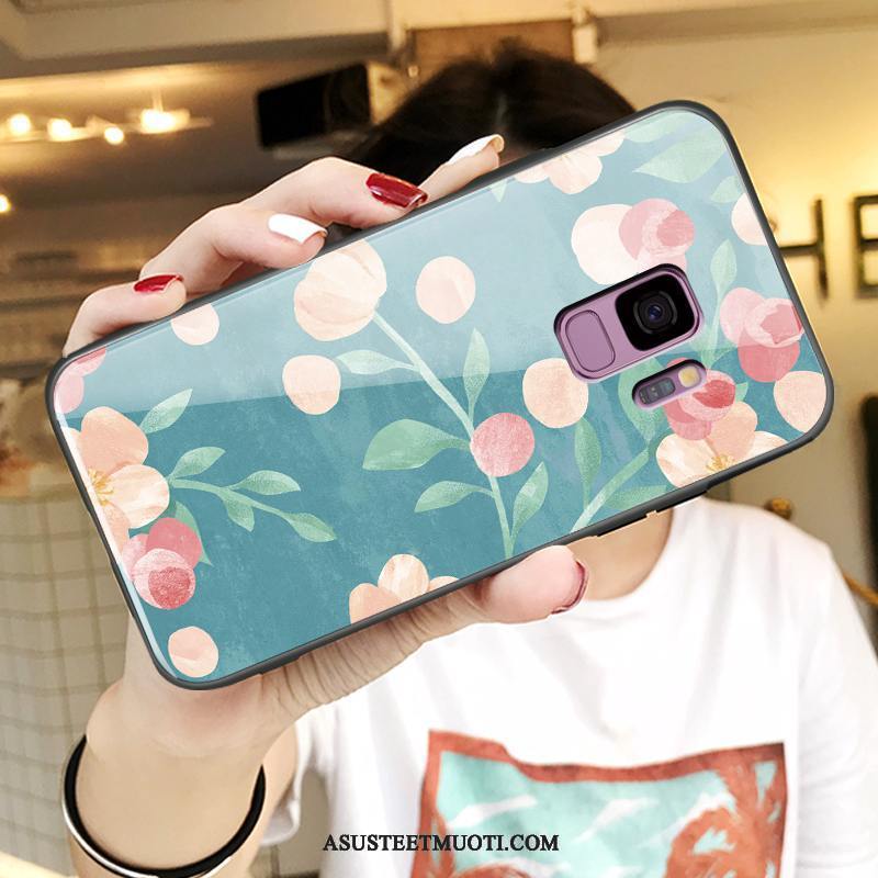 Samsung Galaxy S9 Kuoret Lasi Trendi Luova Persoonallisuus Vihreä