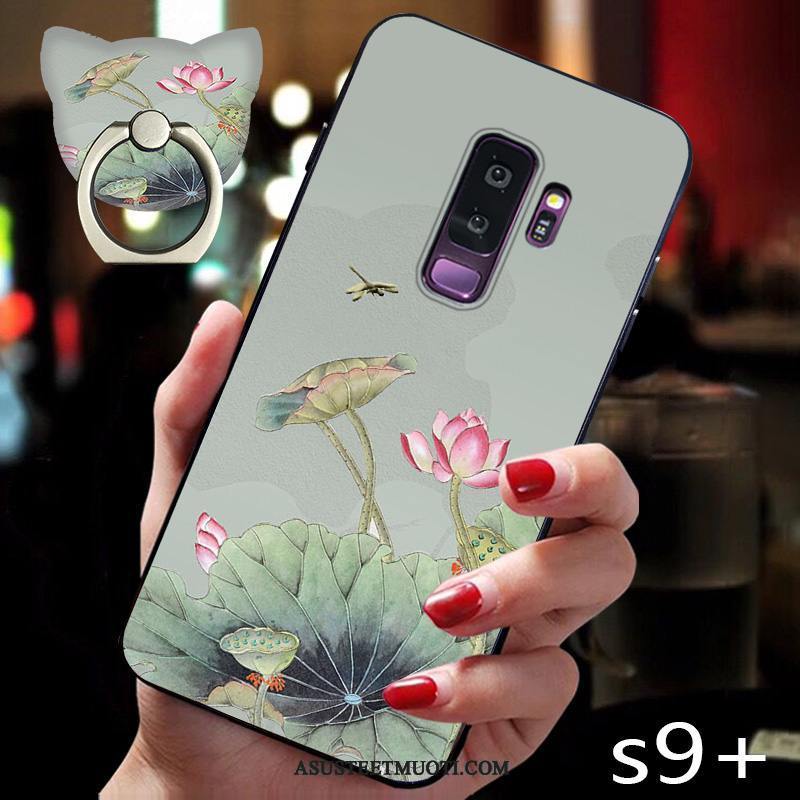 Samsung Galaxy S9+ Kuoret Silikoni Jauhe Pehmeä Neste Murtumaton Luova