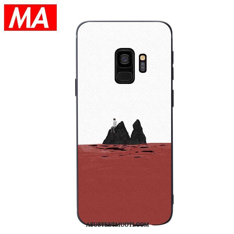 Samsung Galaxy S9 Kuoret Öljyvärimaalaus Yksinkertainen Silikoni Kaunis Kuori