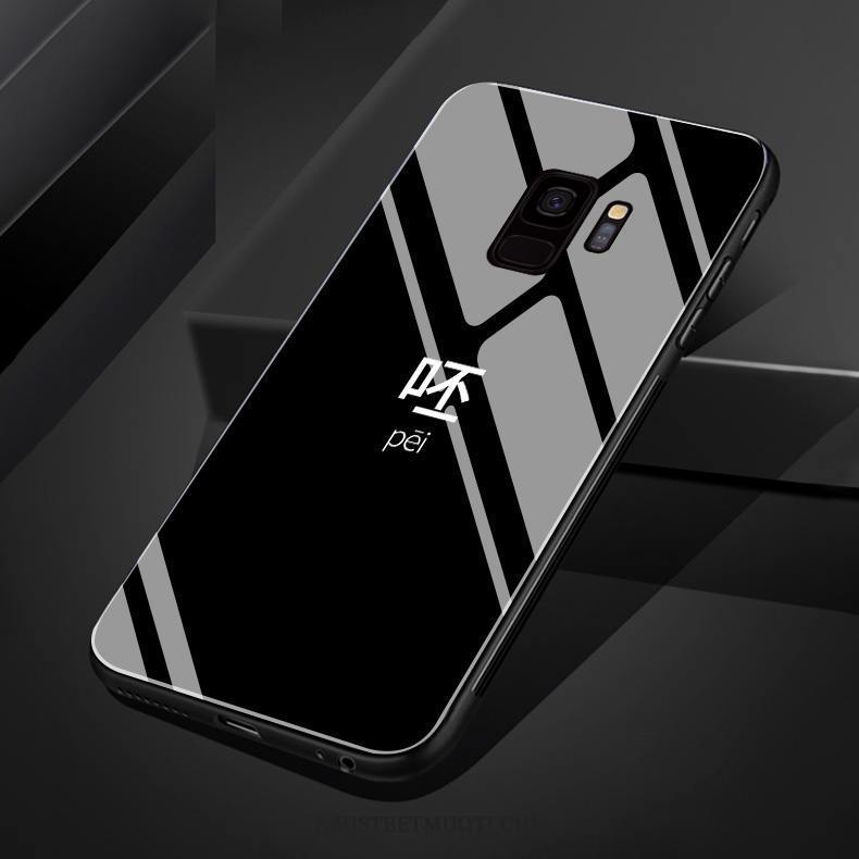 Samsung Galaxy S9 Kuori Kuoret Persoonallisuus Silikoni Kotelo Yksinkertainen Musta
