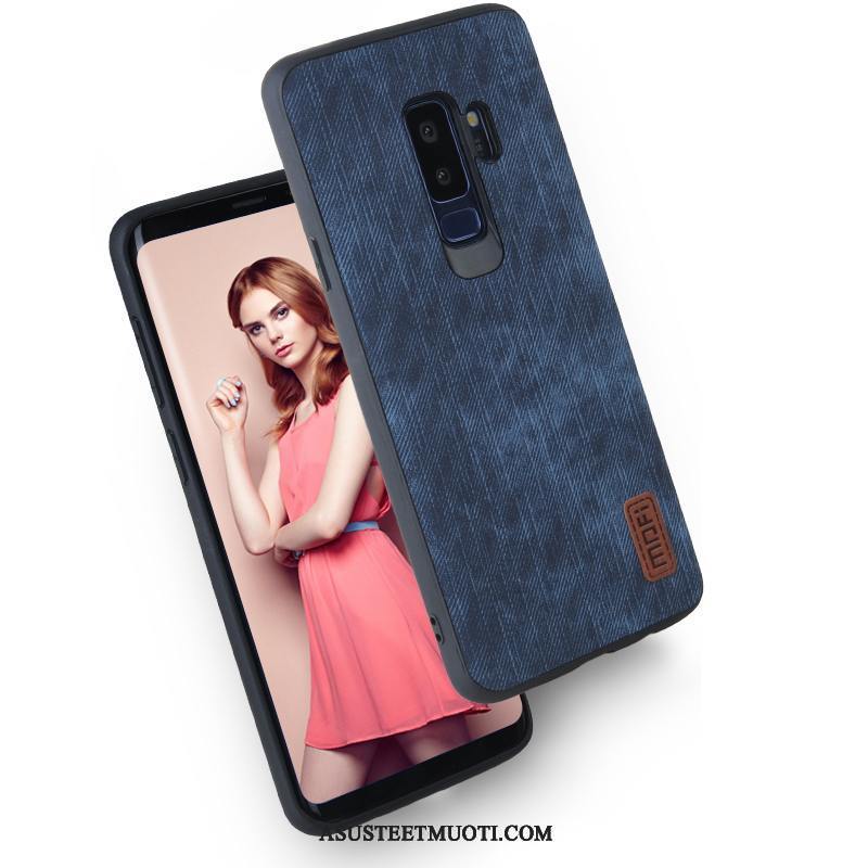 Samsung Galaxy S9+ Kuori Kuoret Tähti All Inclusive Pu Kotelo Punainen