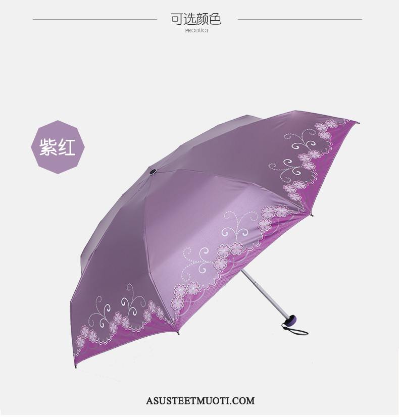 Sateenvarjo Naisten Aurinkovoiteet Shade Uv Violetti Mini