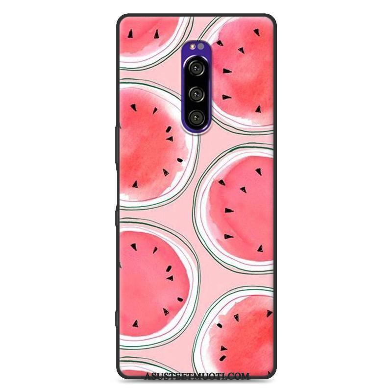 Sony Xperia 1 Kuoret Pehmeä Neste Kuori Kotelo Maalaus All Inclusive