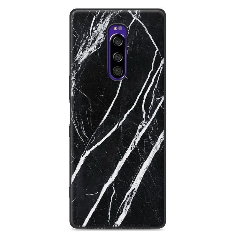 Sony Xperia 1 Kuoret Pehmeä Neste Murtumaton Suojaus Luova Tide-brändi