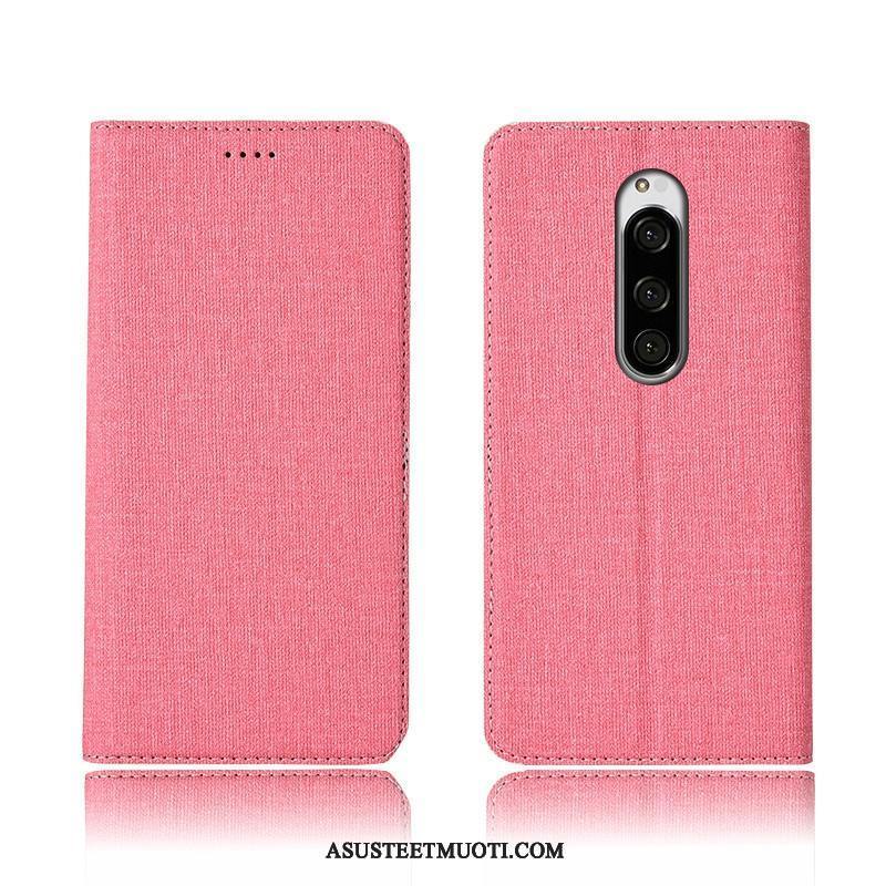 Sony Xperia 1 Kuoret Suojaus All Inclusive Silikoni Kotelo Pellava