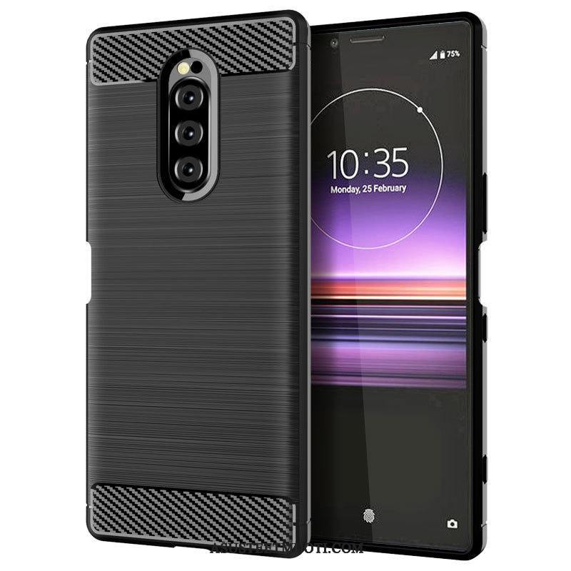 Sony Xperia 1 Kuoret Suojaus 说 Pehmeä Neste Silikoni All Inclusive