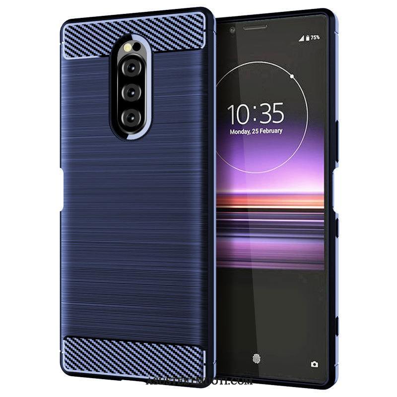 Sony Xperia 1 Kuoret Suojaus 说 Pehmeä Neste Silikoni All Inclusive