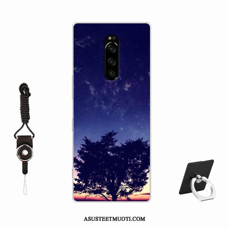 Sony Xperia 1 Kuori Kuoret All Inclusive Pehmeä Neste Muokata Liukumaton Murtumaton