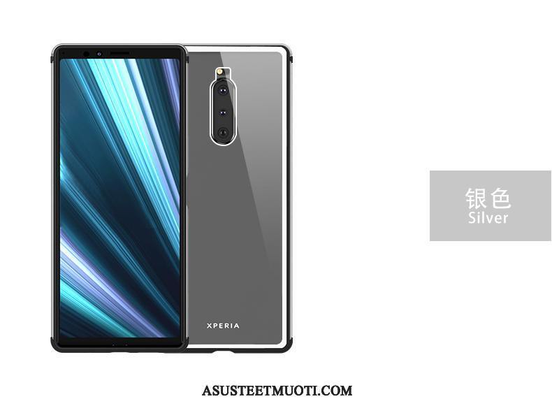 Sony Xperia 1 Kuori Kuoret Trendi Lasi Kehys Läpinäkyvä All Inclusive