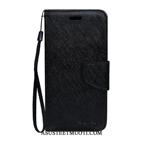 Sony Xperia 10 Ii Kuoret Pehmeä Neste Suojaus Mulberry Silkki Nahkakotelo Kuori