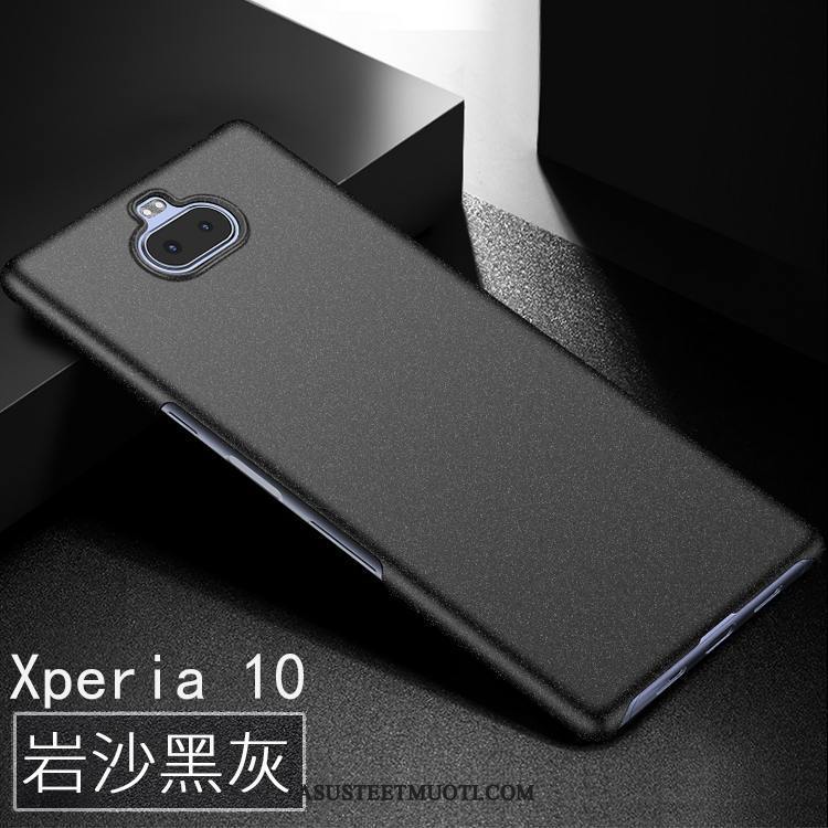 Sony Xperia 10 Kuoret Kulta Puhelimen Pesty Suede Kuori Suojaus