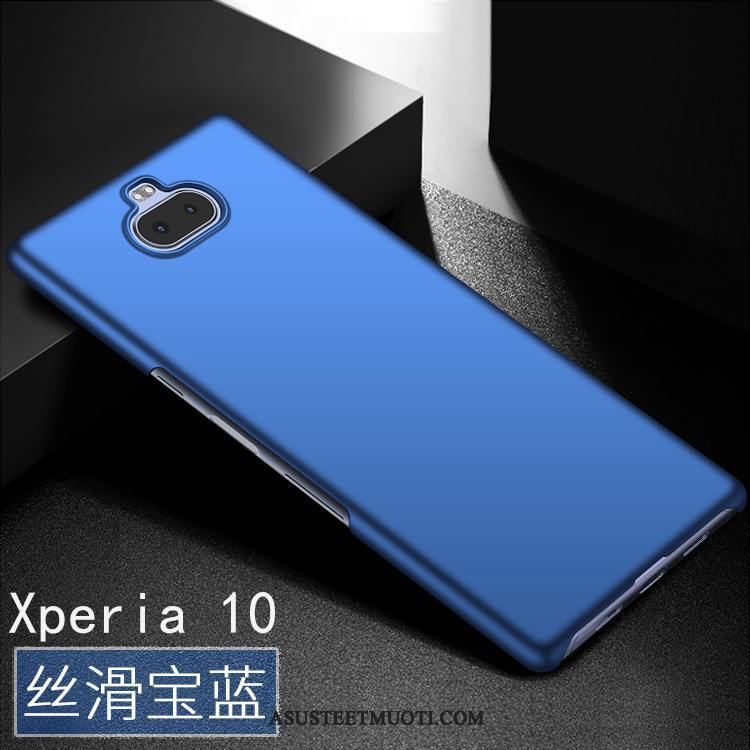 Sony Xperia 10 Kuoret Kulta Puhelimen Pesty Suede Kuori Suojaus