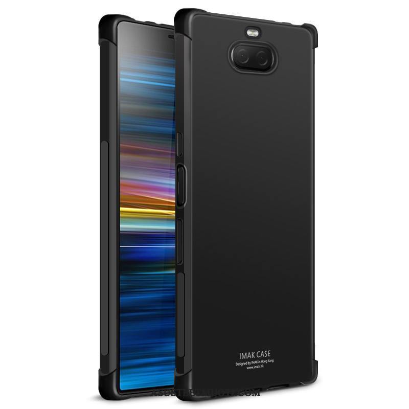 Sony Xperia 10 Kuoret Kuori Valkoinen Musta Murtumaton Silikoni