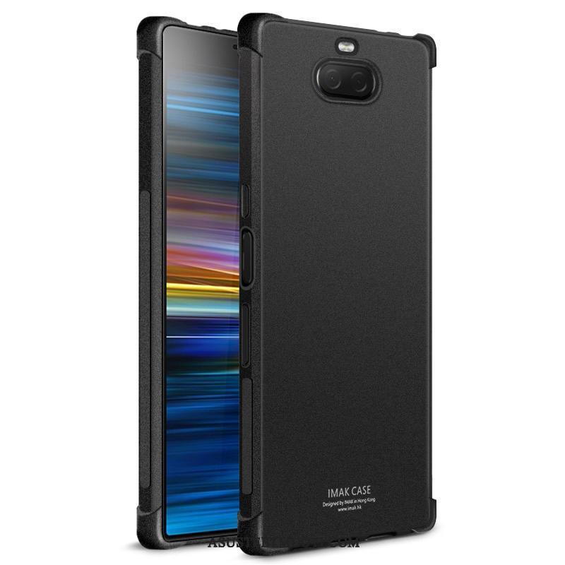 Sony Xperia 10 Kuoret Kuori Valkoinen Musta Murtumaton Silikoni