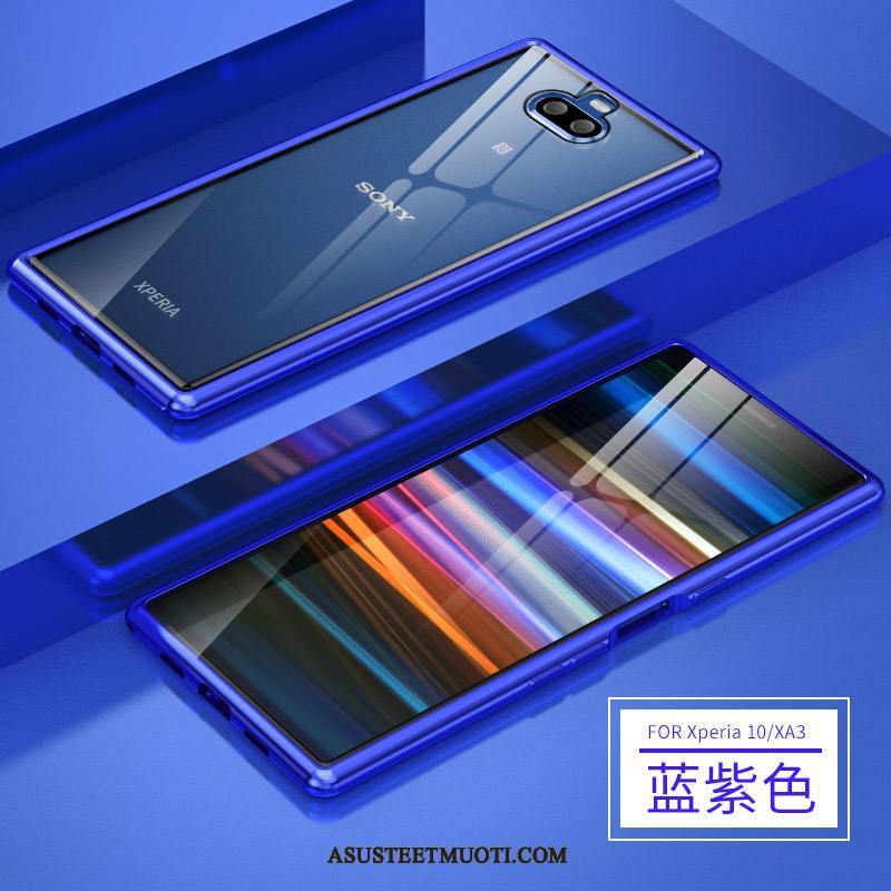 Sony Xperia 10 Kuoret Suojaus Lasi Puhelimen Violetti Kotelo