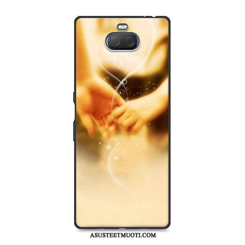 Sony Xperia 10 Plus Kuoret All Inclusive Naarmu Yksinkertainen Puhelimen Jauhe