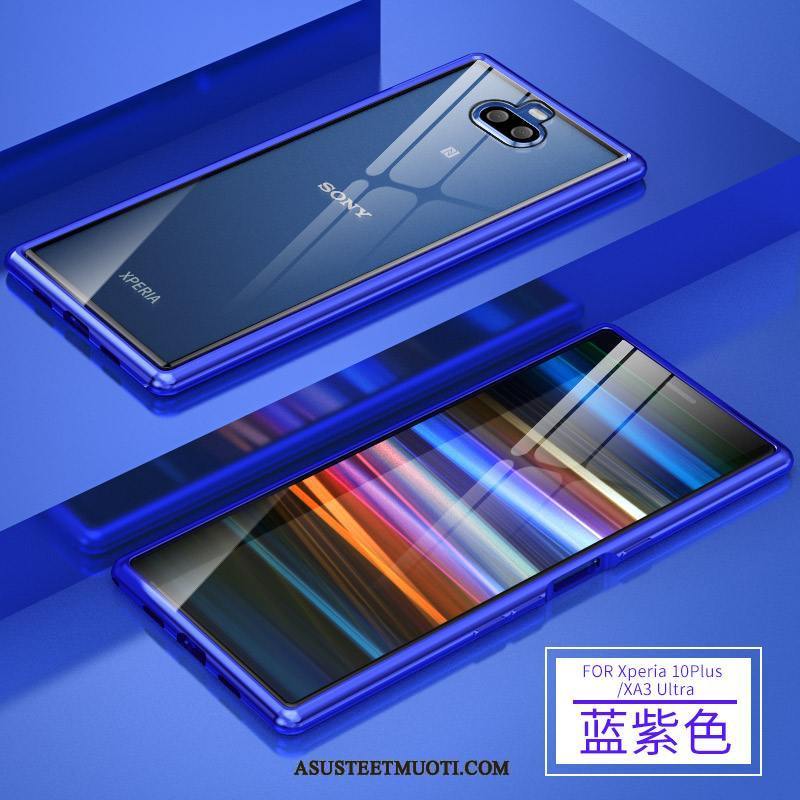 Sony Xperia 10 Plus Kuori Kuoret Kehys Läpinäkyvä Murtumaton All Inclusive Luova