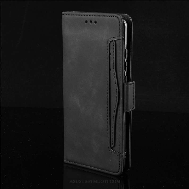Sony Xperia 5 Kuoret Kortti Puhelimen Nahkakotelo Musta Suojaus